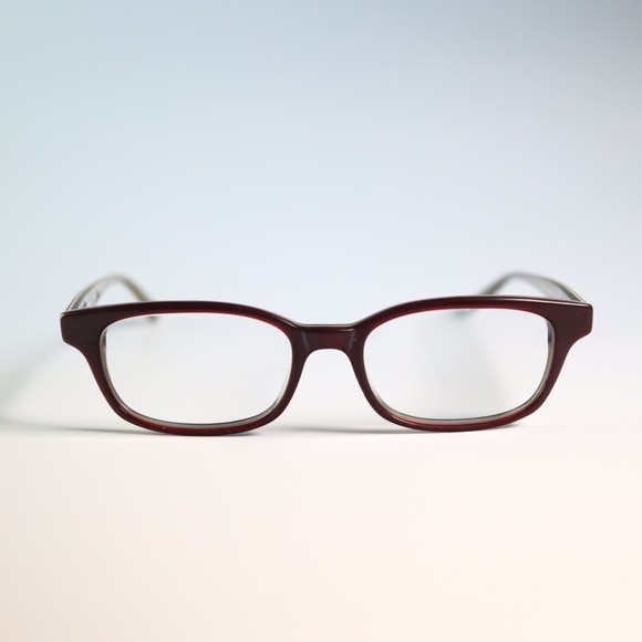 O&X OP-106U 50-17 148 eyeglasses red olive rectangle full frame N13 - Picture 9 of 9